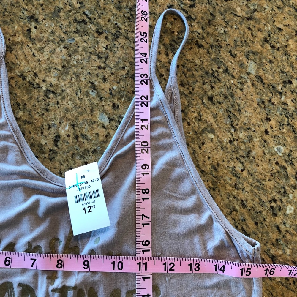 SIZE M & L NWT “SUNSHINE+ GOOD TIMES” TANK TOP - Picture 4 of 5